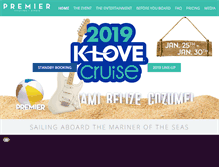 Tablet Screenshot of klovecruise.com